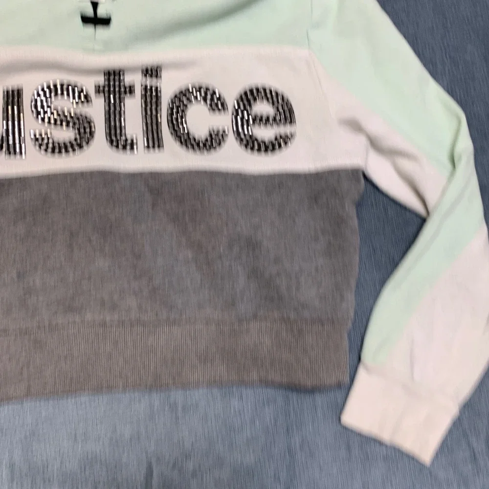 Justice cropped hoodie